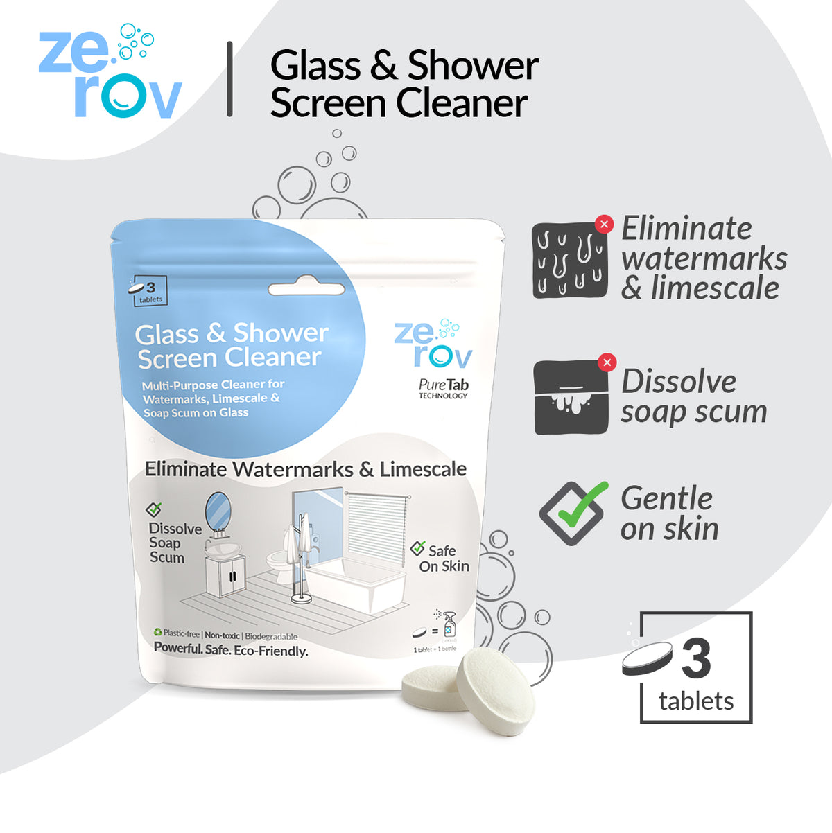 Zerov Glass & Shower Screen Cleaner