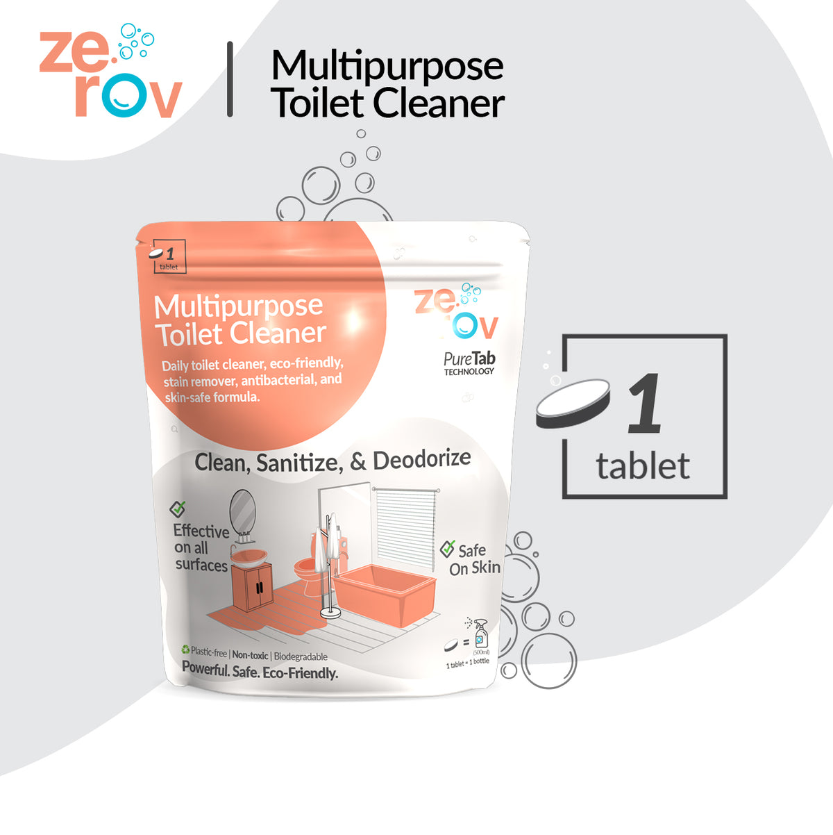 Zerov Multipurpose Toilet Cleaner