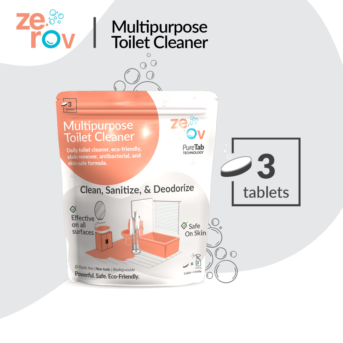 Zerov Multipurpose Toilet Cleaner