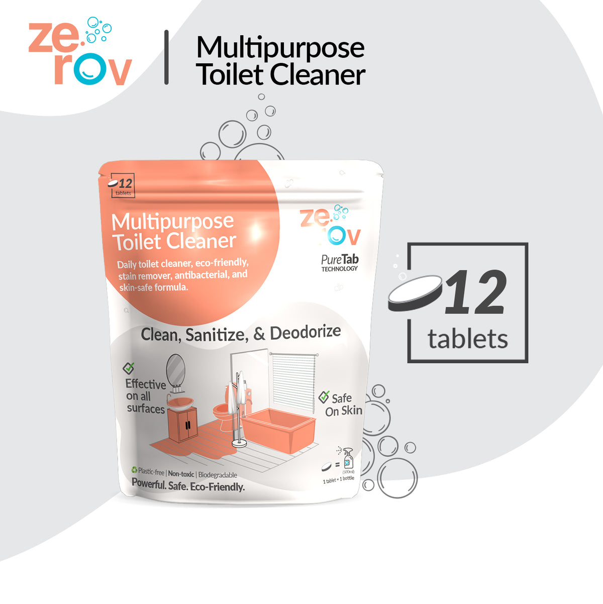 Zerov Multipurpose Toilet Cleaner