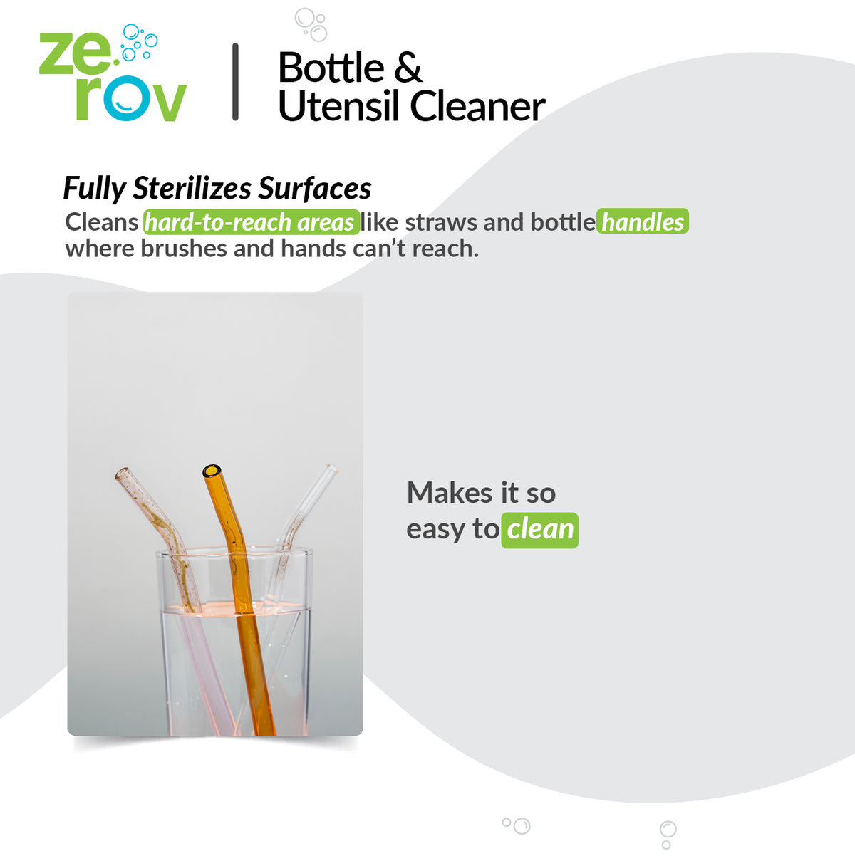 Zerov Bottle & Utensil Cleaner