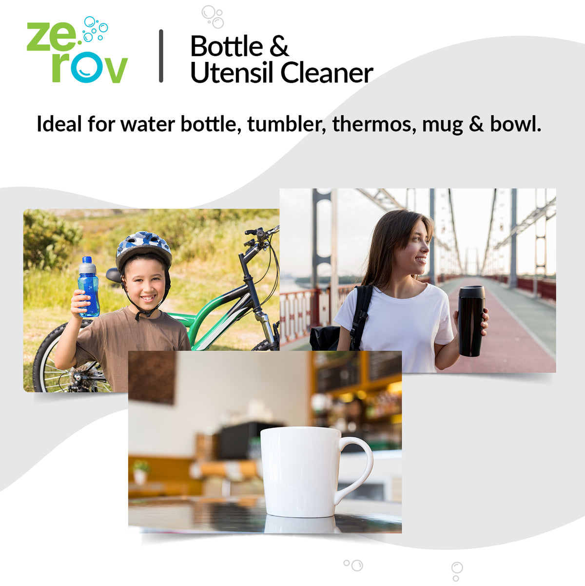 Zerov Bottle & Utensil Cleaner