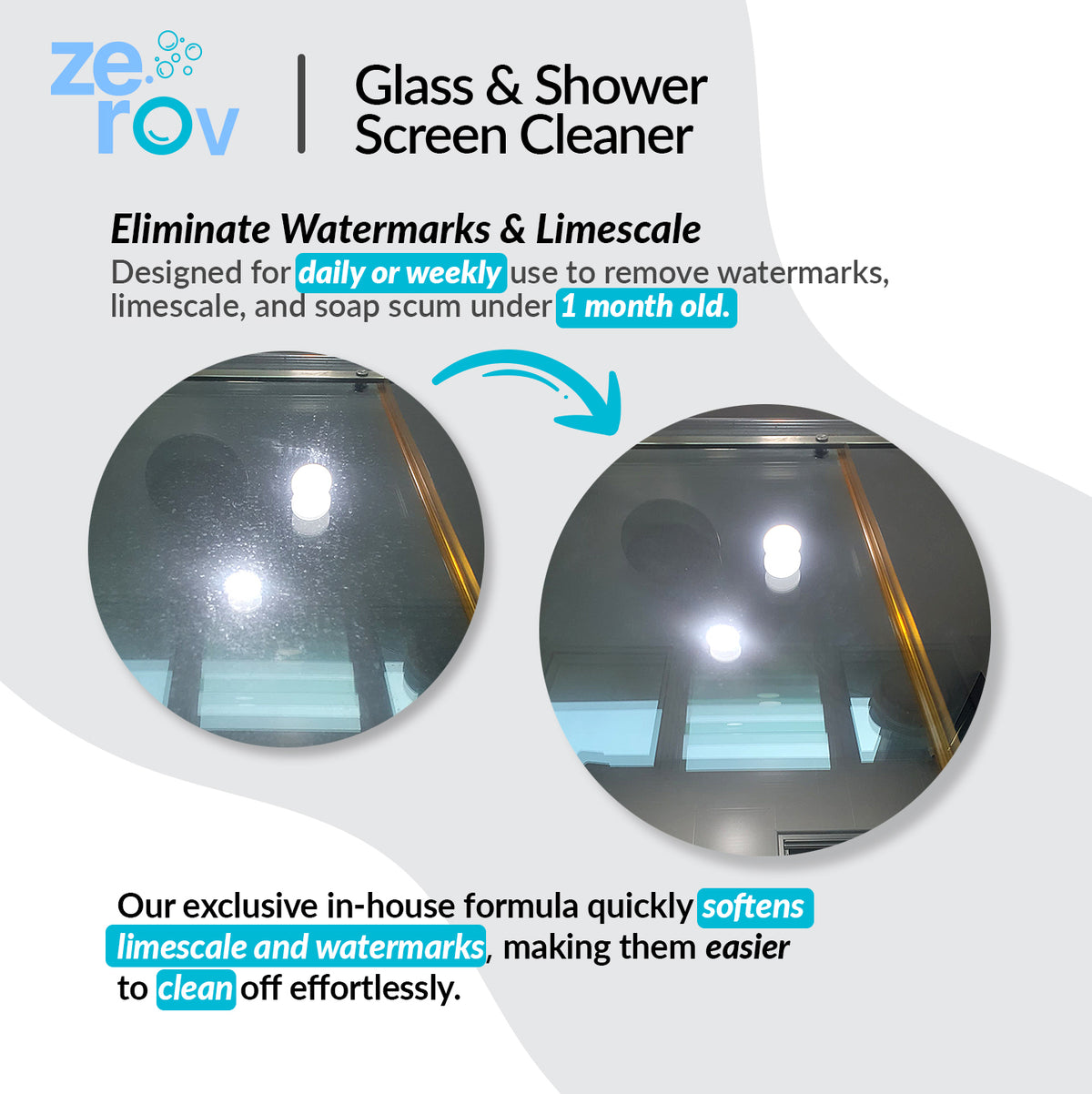 Zerov Glass & Shower Screen Cleaner